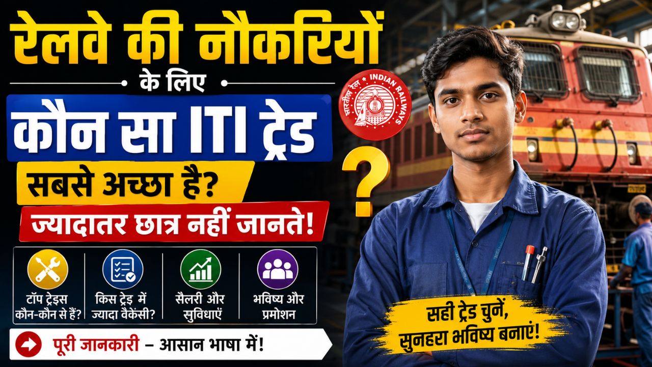 रेलवे की नौकरियों के लिए कौन सा आईटीआई ट्रेड सबसे अच्छा है