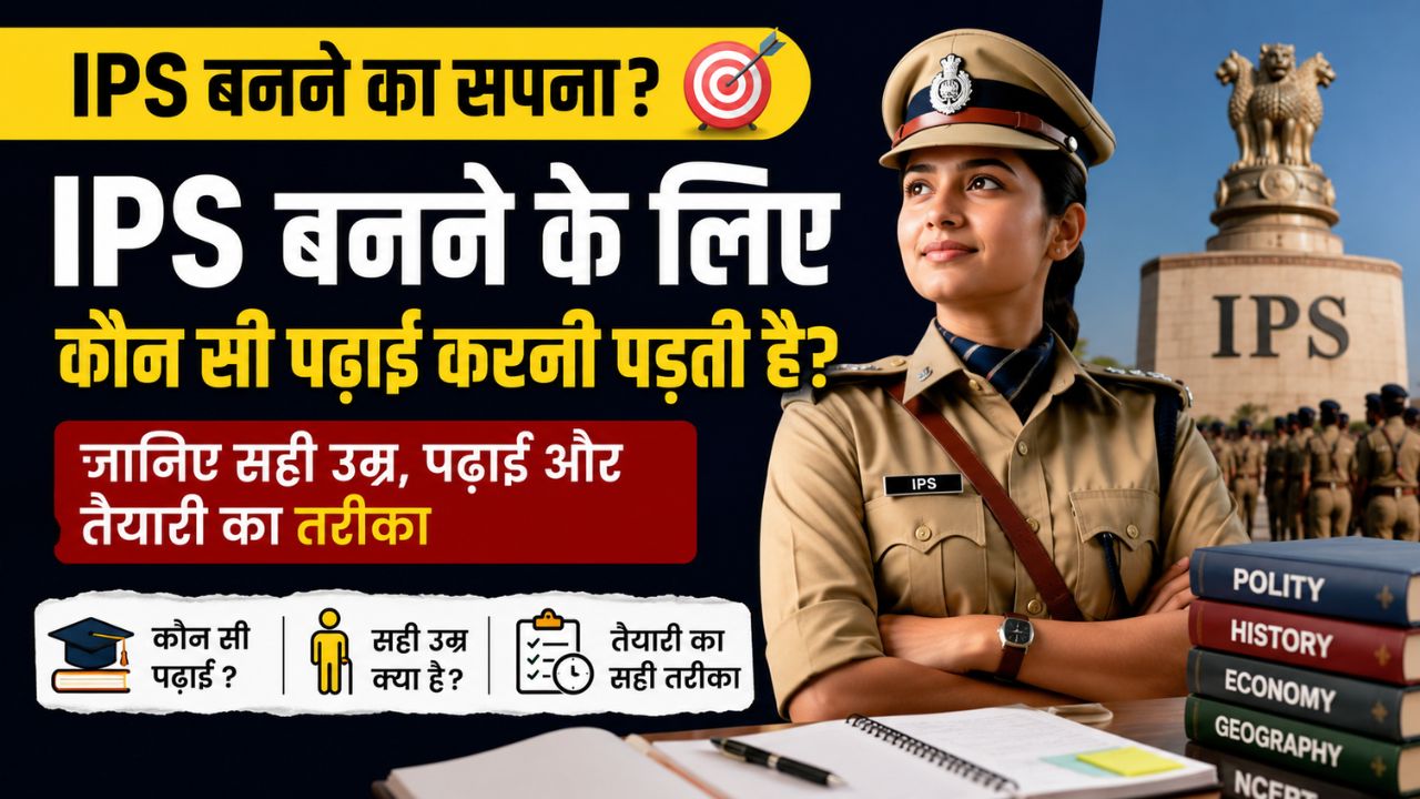 IPS बनने के लिए कौन सी पढ़ाई करनी पड़ती है
